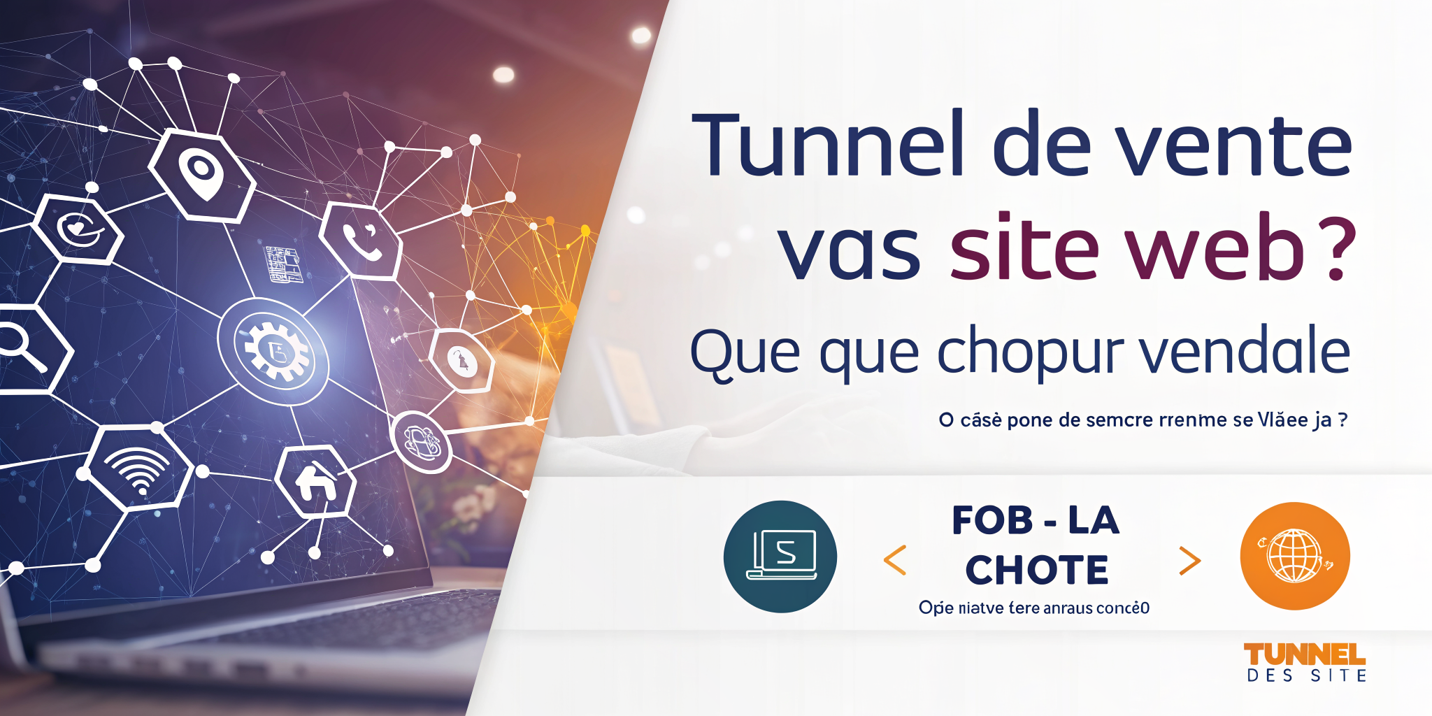 Illustration pour l'article : Tunnel de vente vs site web : que choisir pour vendre ?